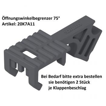 AVENTOS HK-S Hochklappe, Kraftspeicher TIP-ON, LF=220-500 (bei 2 St.) inkl. ADK hellgrau